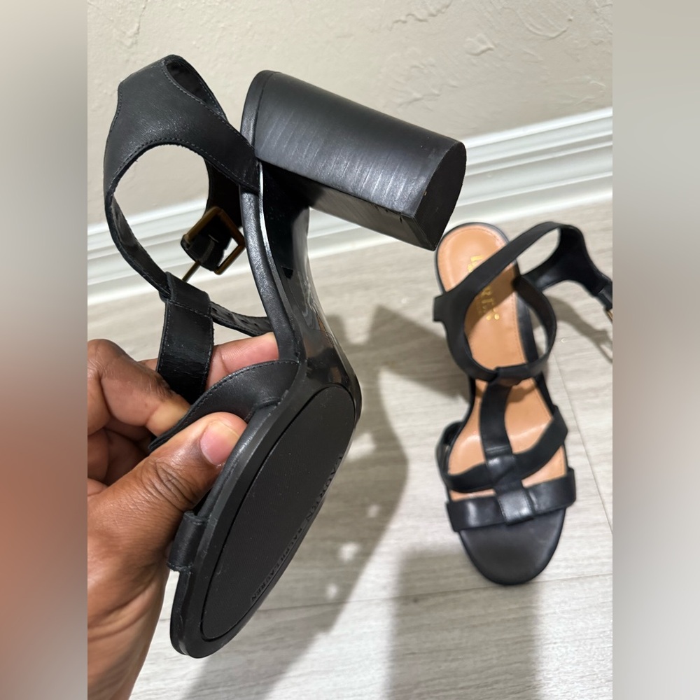 Polo by Ralph Lauren Black Strappy Heels